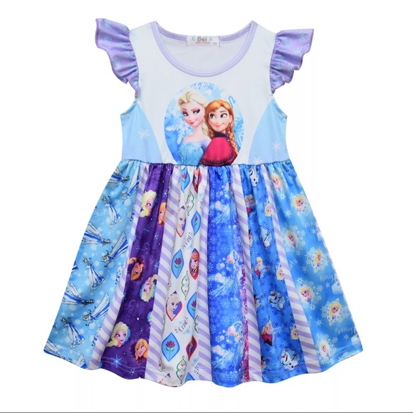 Frozen Elsa Anna Cute Dress - Picture 2 of 6